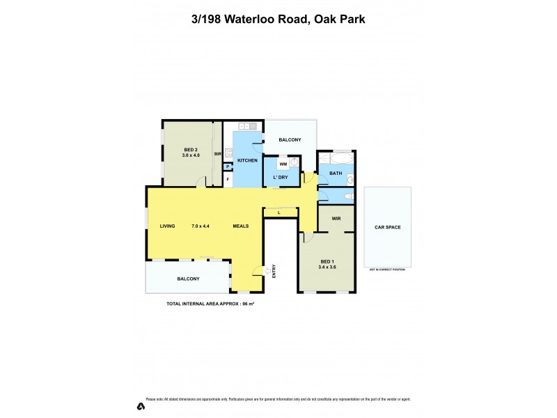 3/198 Waterloo Road, Oak Park VIC 3046 Floorplan