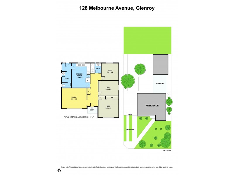 128 Melbourne Avenue, Glenroy VIC 3046 Floorplan