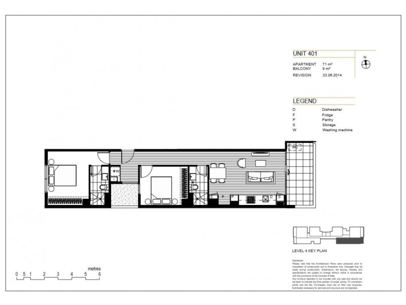 4.01/85 Nicholson Street, Brunswick East VIC 3057 Floorplan