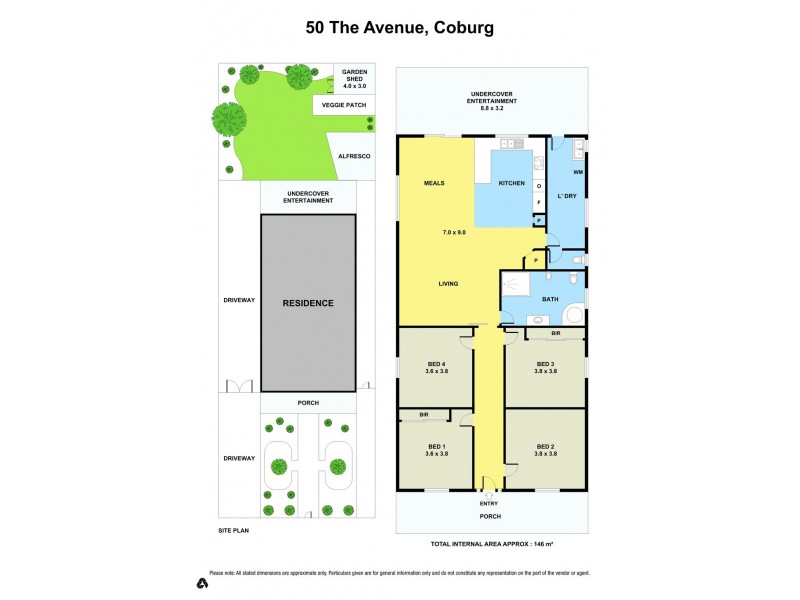 50 The Avenue, Coburg VIC 3058 Floorplan