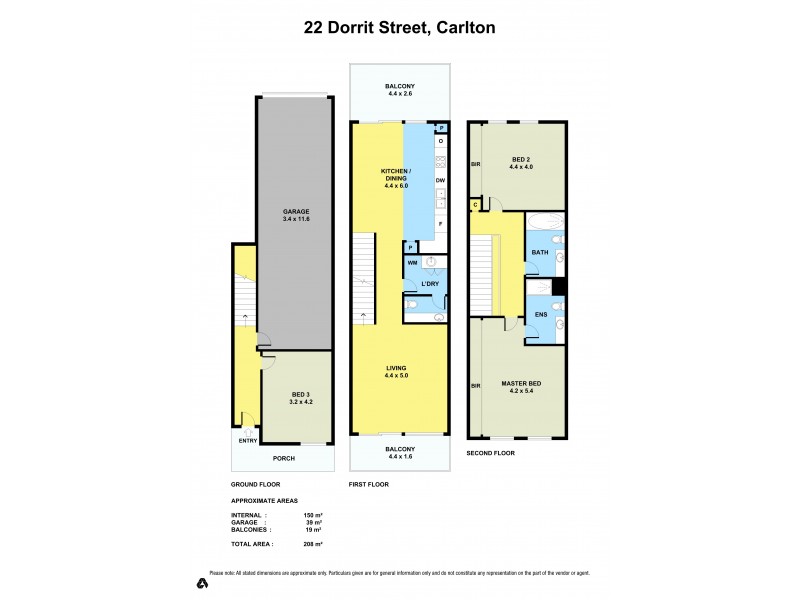 22 Dorrit Street, Carlton VIC 3053 Floorplan