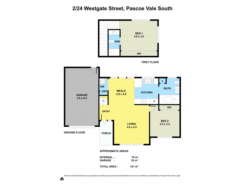 2/24 Westgate Street, Pascoe Vale South VIC 3044 Floorplan
