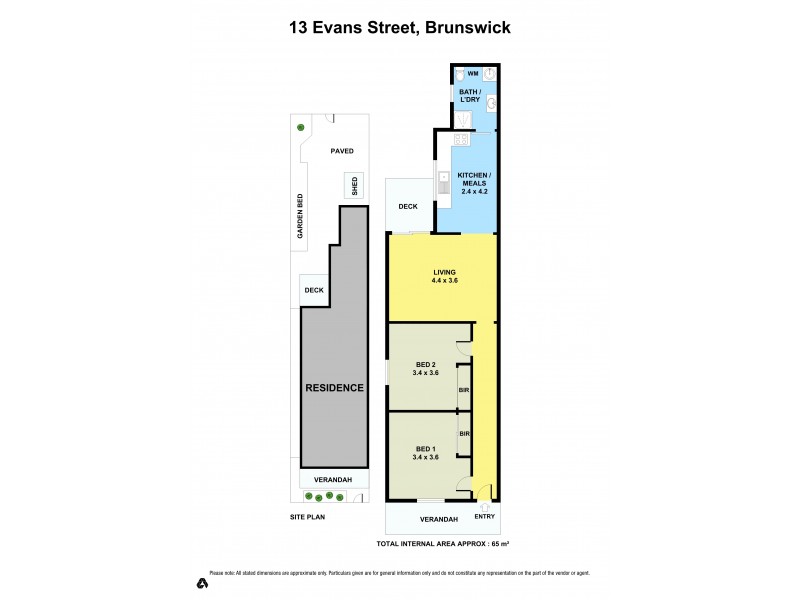 13 Evans Street, Brunswick VIC 3056 Floorplan