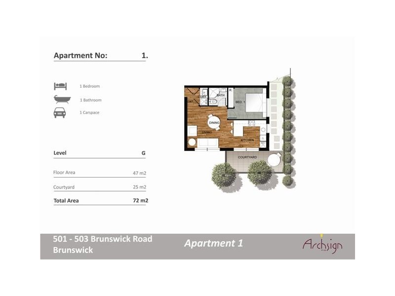 1/501-503 Brunswick Road, Brunswick VIC 3056