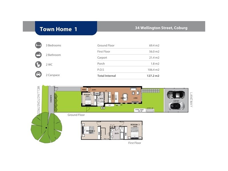 2/34 Wellington Street, Coburg VIC 3058