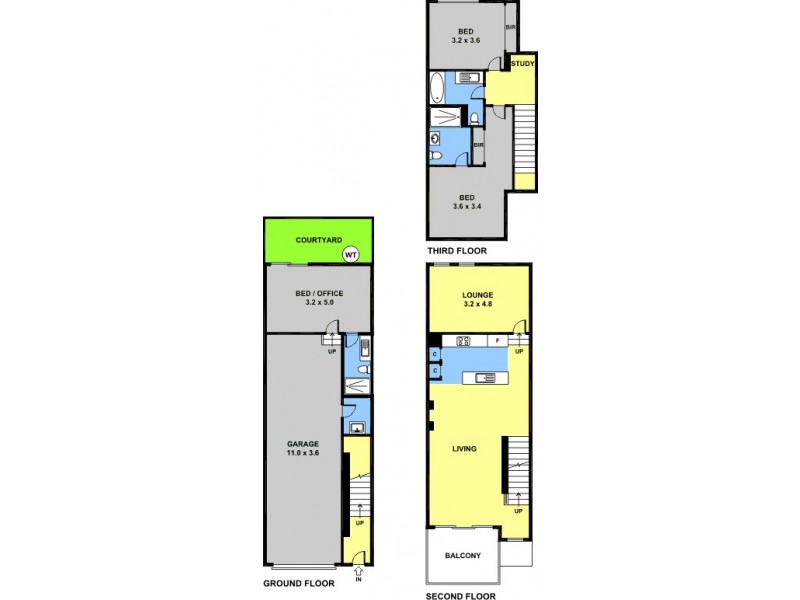 3/35 Grantham Street, Brunswick West VIC 3055 Floorplan
