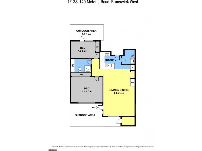 1/138-140 Melville Road, Brunswick West VIC 3055 Floorplan