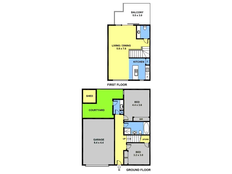 2/16 Lorensen Avenue, Coburg North VIC 3058 Floorplan