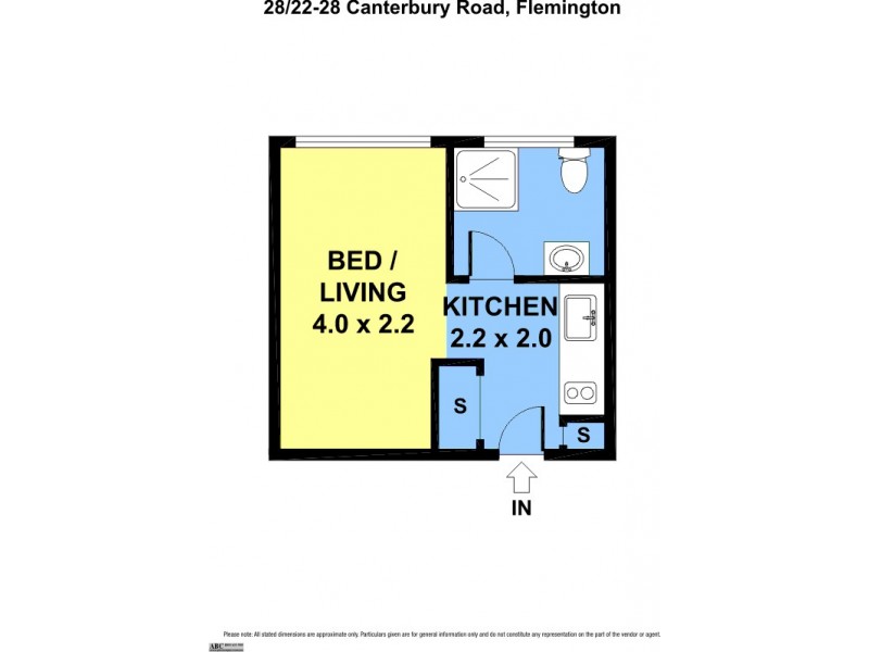 28/22-28 Canterbury Street, Flemington VIC 3031 Floorplan