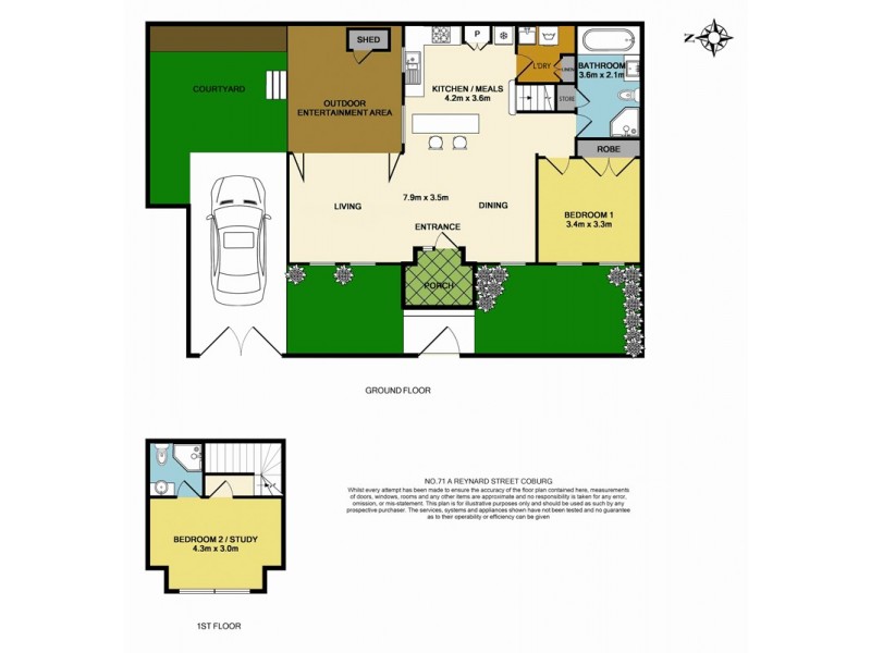 71A Reynard Street, Coburg VIC 3058 Floorplan