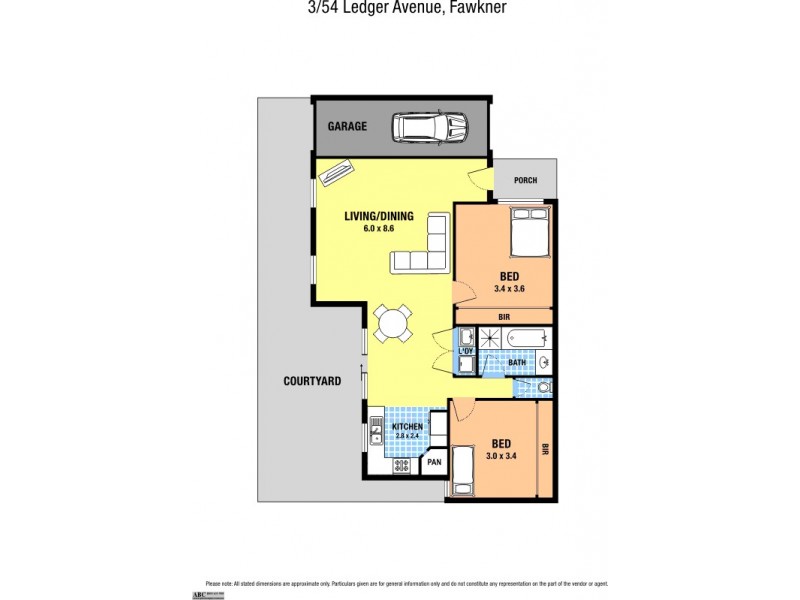 3/54 Ledger Avenue, Fawkner VIC 3060 Floorplan