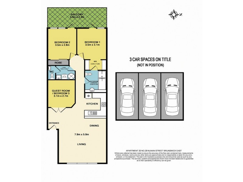 20/29 Nunan Street, Brunswick East VIC 3057 Floorplan