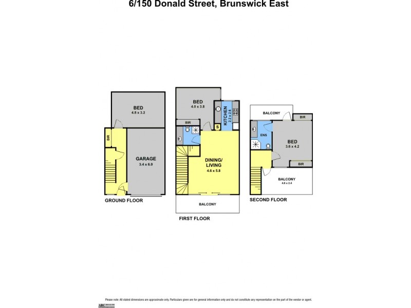 6/150 Donald Street, Brunswick East VIC 3057 Floorplan