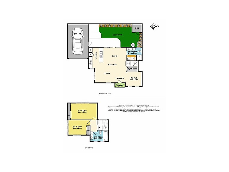 2/155 Melrose Drive, Gladstone Park VIC 3043 Floorplan