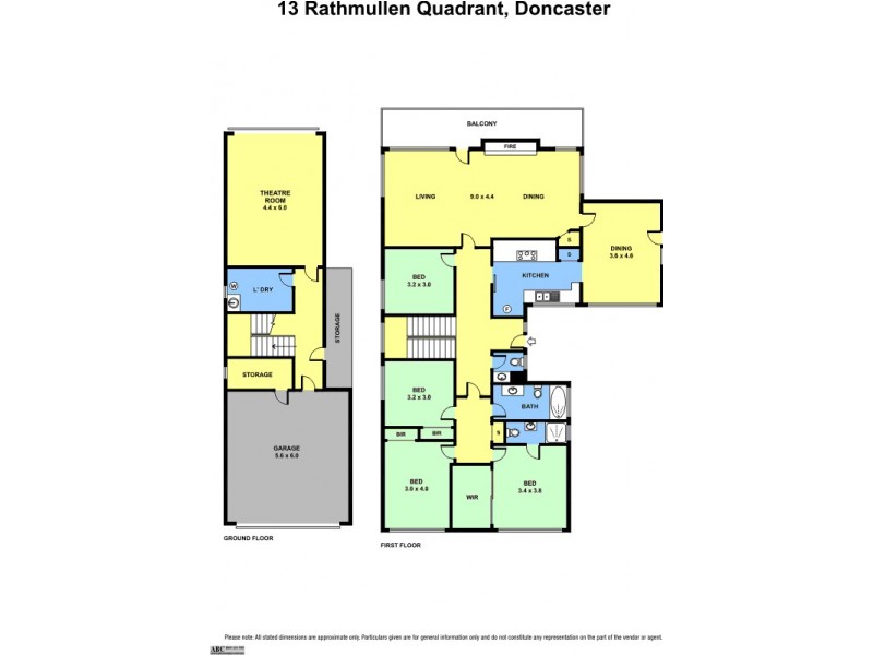 13 Rathmullen Quadrant, Doncaster VIC 3108 Floorplan