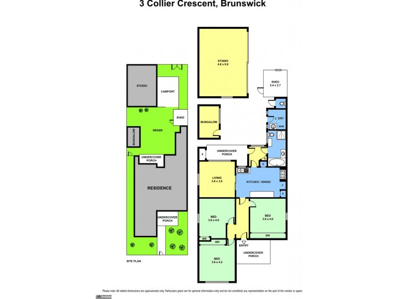 3 Collier Crescent, Brunswick VIC 3056 Floorplan