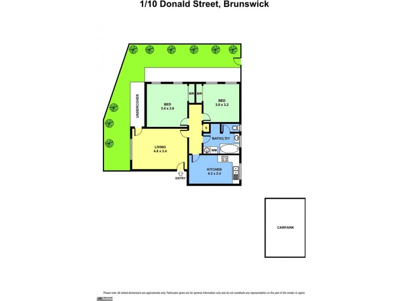 1/10 Donald Street, Brunswick VIC 3056 Floorplan