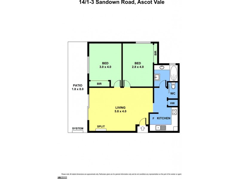 14/1-7 Sandown Street, Ascot Vale VIC 3032 Floorplan