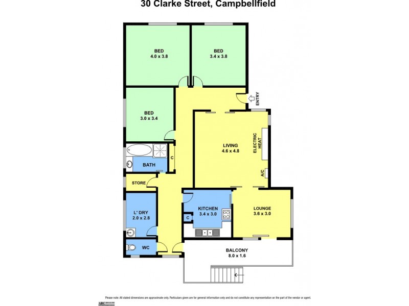 30 Clarke Street, Campbellfield VIC 3061 Floorplan