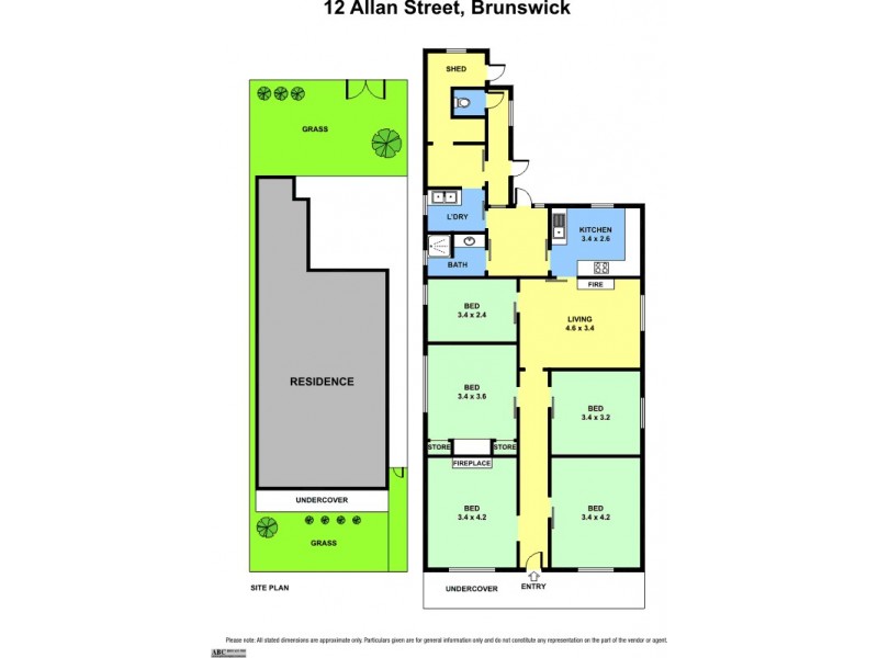 12 Allan Street, Brunswick VIC 3056 Floorplan