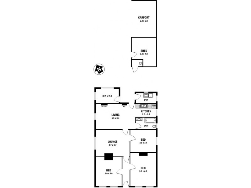 255 Albion Street, Brunswick VIC 3056 Floorplan