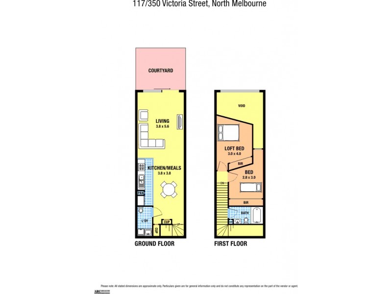 117/350 Victoria Street, North Melbourne VIC 3051 Floorplan