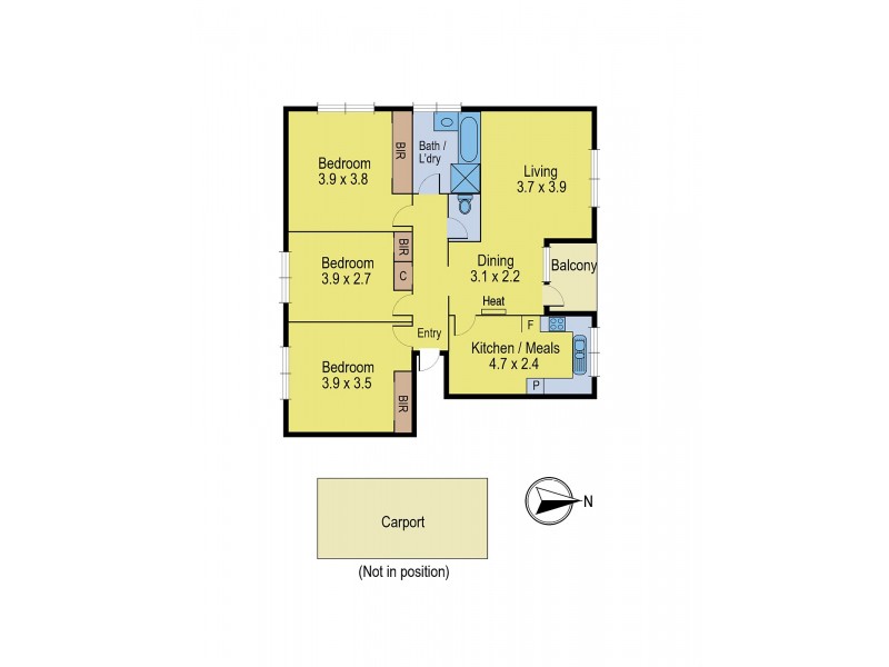 11/39 Derby Street, Kew VIC 3101 Floorplan