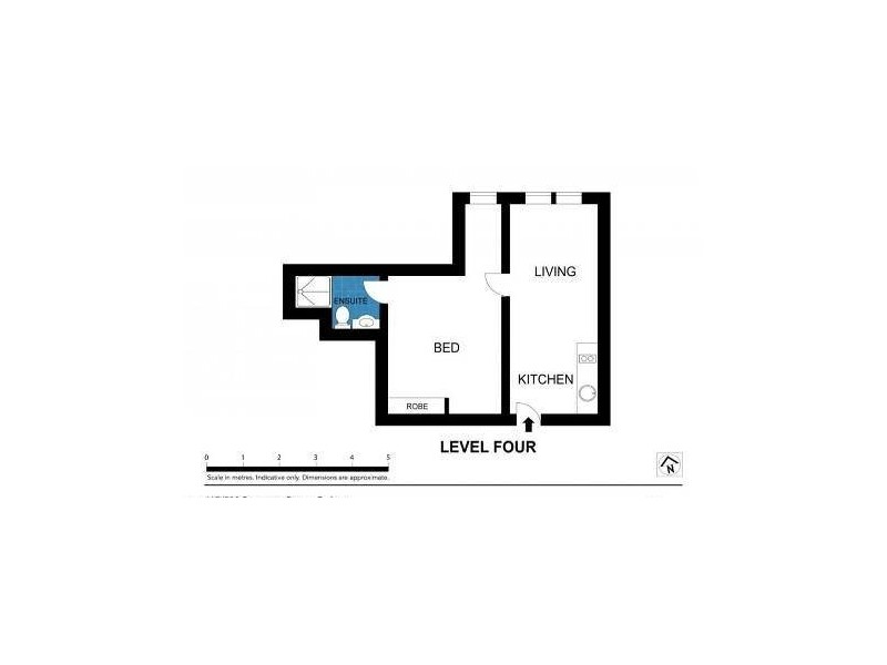 417/528 Swanston Street, Carlton VIC 3053 Floorplan