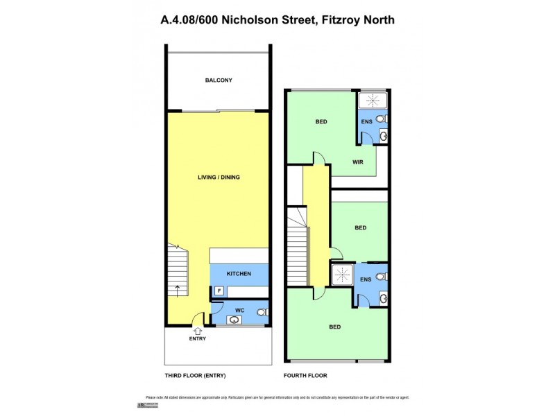 A4-08/ 600 Nicholson Street, Fitzroy North VIC 3068 Floorplan