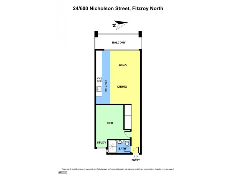 24 / 600 Nicholson Street, Fitzroy North VIC 3068 Floorplan