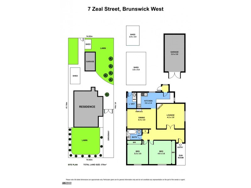 7 Zeal Street, Brunswick West VIC 3055 Floorplan