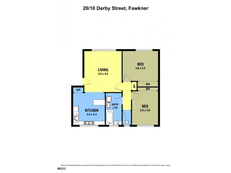 20/10 Derby Street, Fawkner VIC 3060 Floorplan