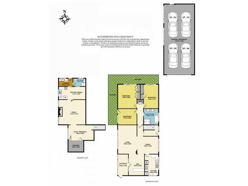 52 McMahons Road, Coburg North VIC 3058 Floorplan