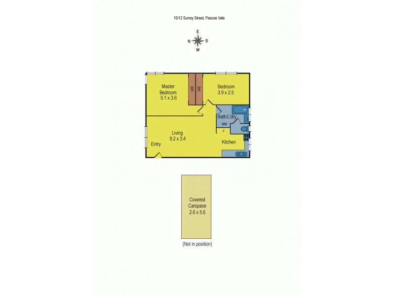 10/12-14 Surrey Street, Pascoe Vale VIC 3044 Floorplan