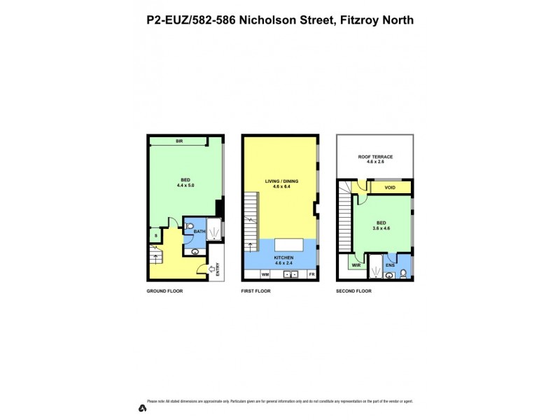 2/582-586 Nicholson Street, Fitzroy North VIC 3068 Floorplan