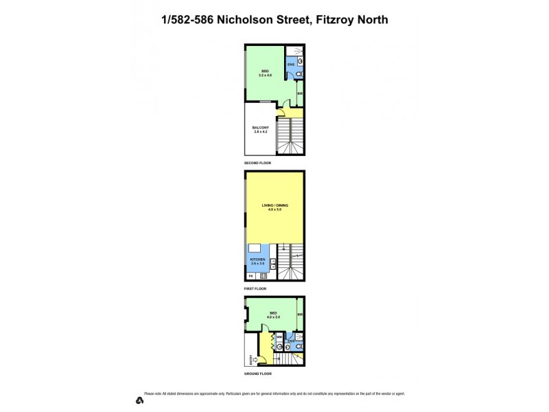 1/582-586 Nicholson Street, Fitzroy North VIC 3068 Floorplan