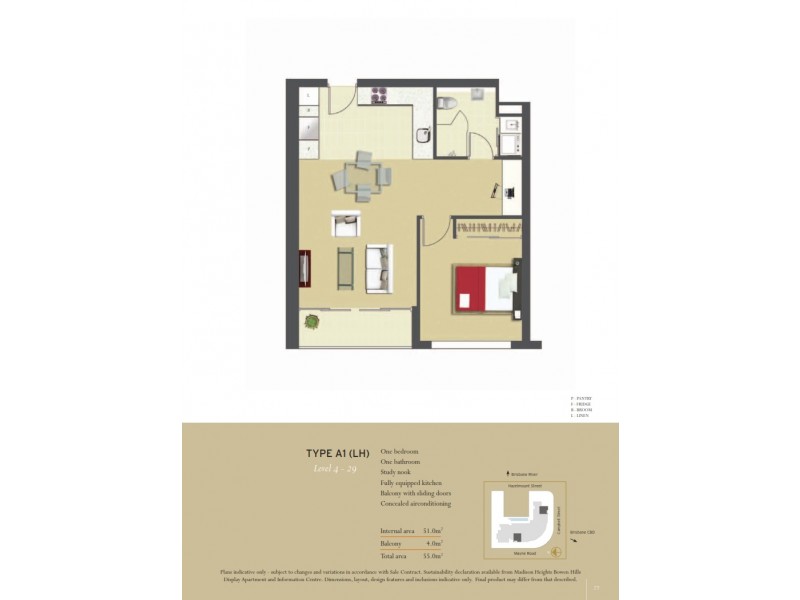 35 Campbell Strteet, Bowen Hills QLD 4006 Floorplan