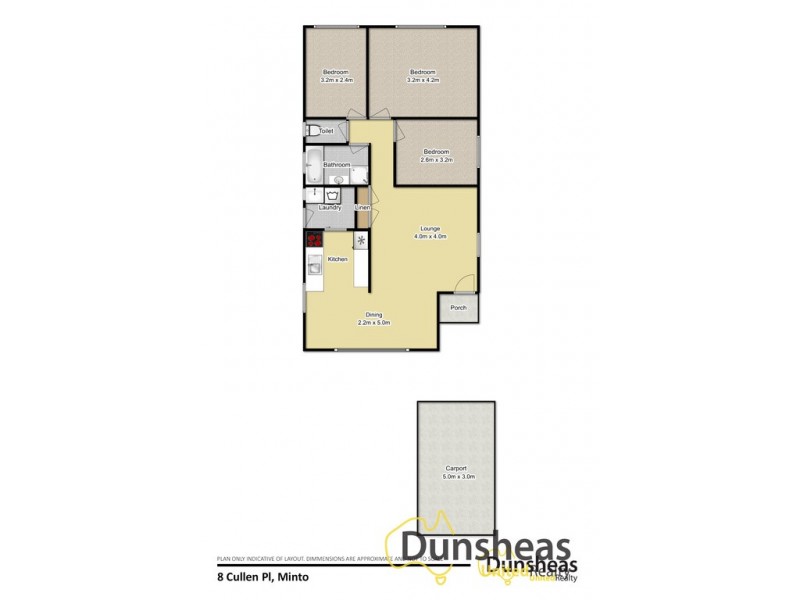 8 Cullen Place, Minto NSW 2566 Floorplan