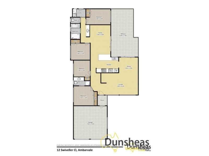 12 Swiveller Close, Ambarvale NSW 2560 Floorplan