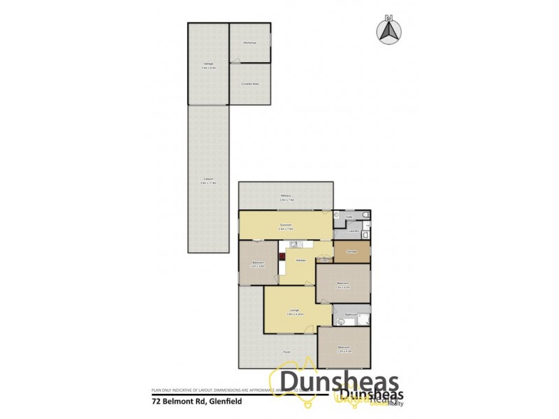 72 Belmont Road, Glenfield NSW 2167 Floorplan