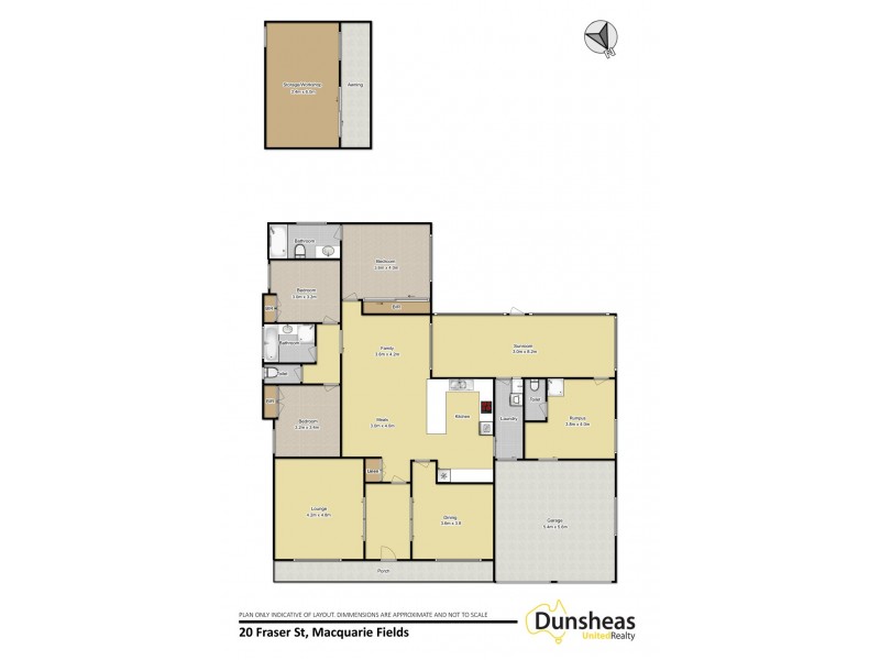 20 Fraser Street, Macquarie Fields NSW 2564 Floorplan