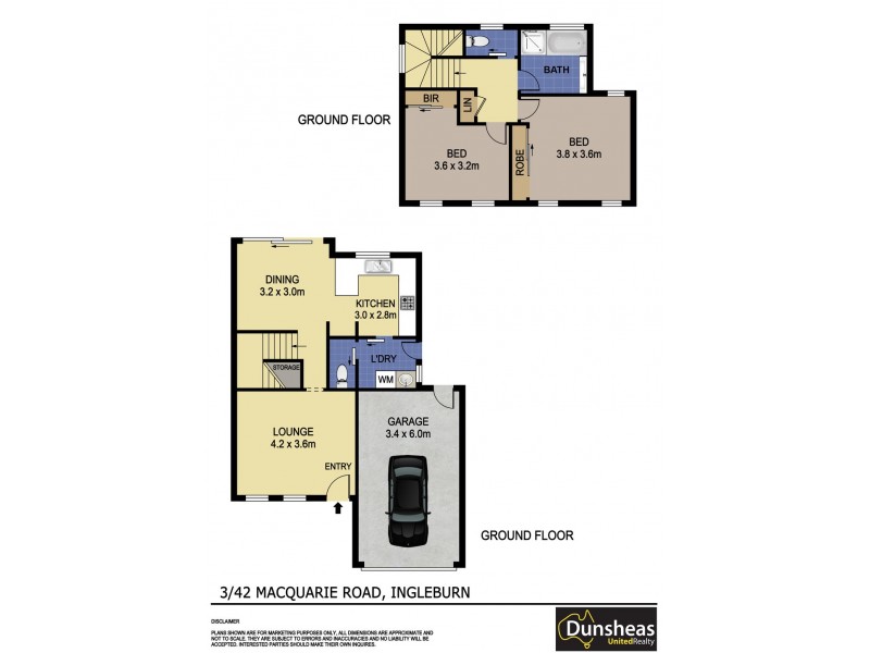 3/42 Macquarie Road, Ingleburn NSW 2565 Floorplan