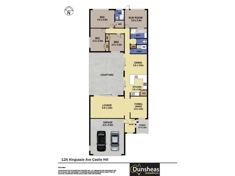 12a Kingussie Avenue, Castle Hill NSW 2154 Floorplan