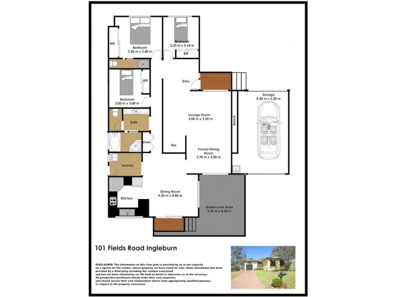 101 Fields Road, Ingleburn NSW 2565 Floorplan