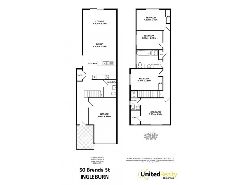 50 Brenda Street, Ingleburn NSW 2565 Floorplan