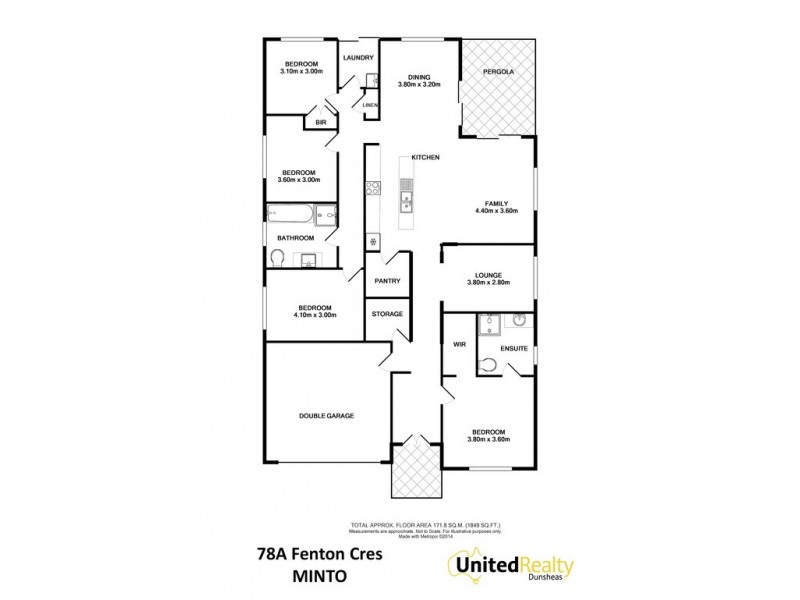78A Fenton Crescent, Minto NSW 2566 Floorplan