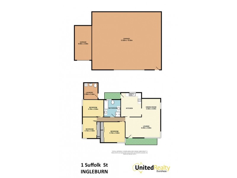1 Suffolk Street, Ingleburn NSW 2565 Floorplan