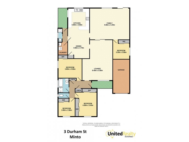 3 Durham Street, Minto NSW 2566 Floorplan