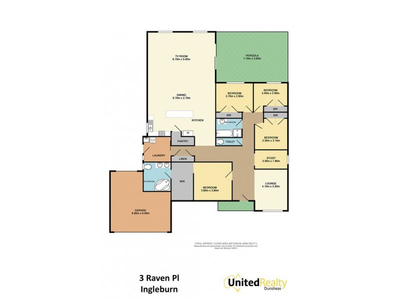 3 Raven Place, Ingleburn NSW 2565 Floorplan