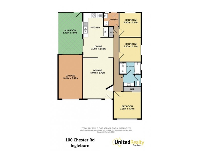 100 Chester Road, Ingleburn NSW 2565 Floorplan